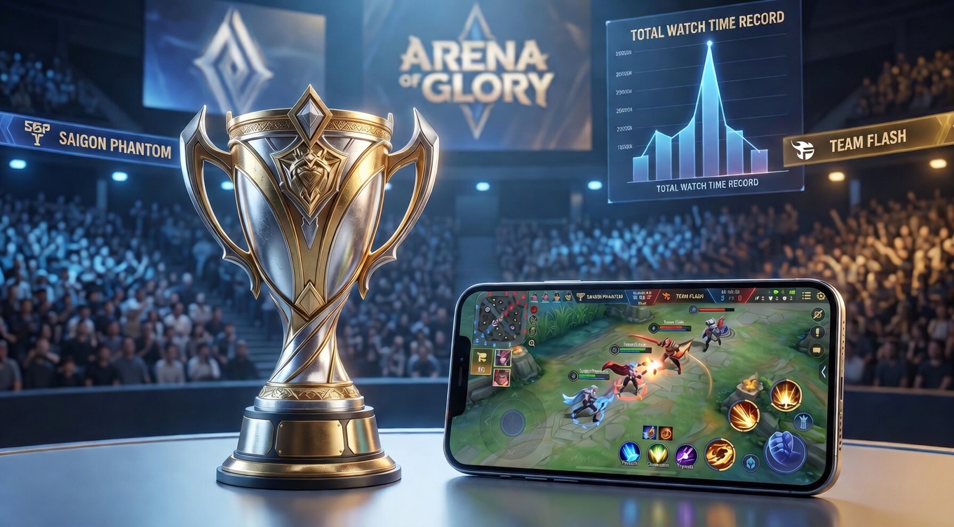 Arena of Glory Spring 2025 Tops Arena of Valor Viewership