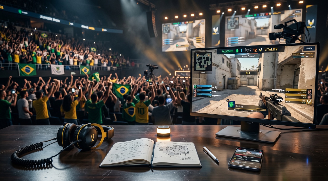 IEM Rio 2026 peaks at 820,200 viewers; Vitality–Falcons tops groups