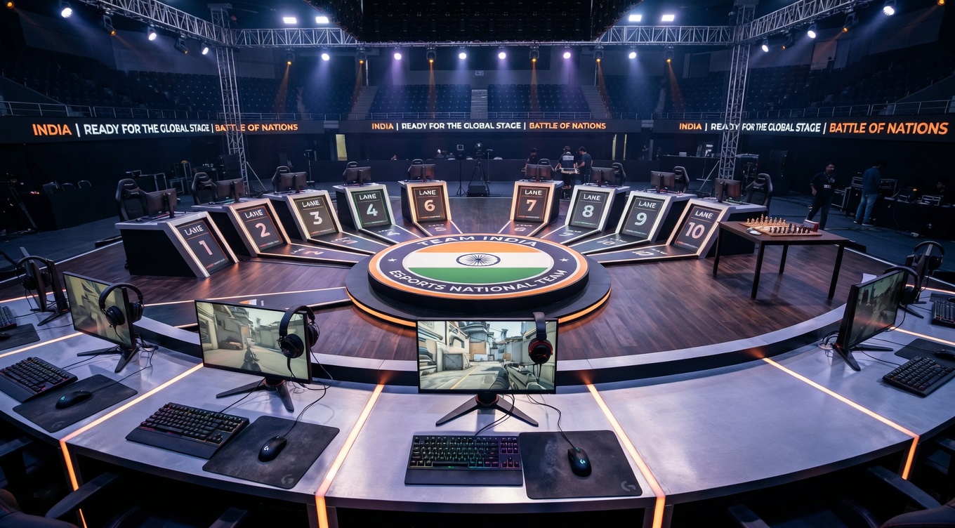 India to Field Teams in All 16 Esports Nations Cup in Riyadh